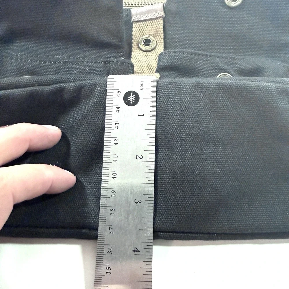 Gootium Canvas Messenger Bag Crossbody Black Multi Pocket‎ EDC Travel